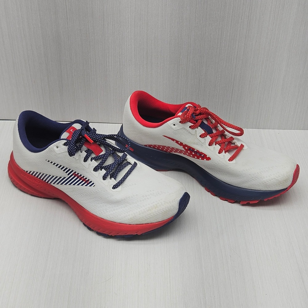 Brooks Launch 7 Womens 7 Running Shoes Red White Blue Patriotic 1203221B166
